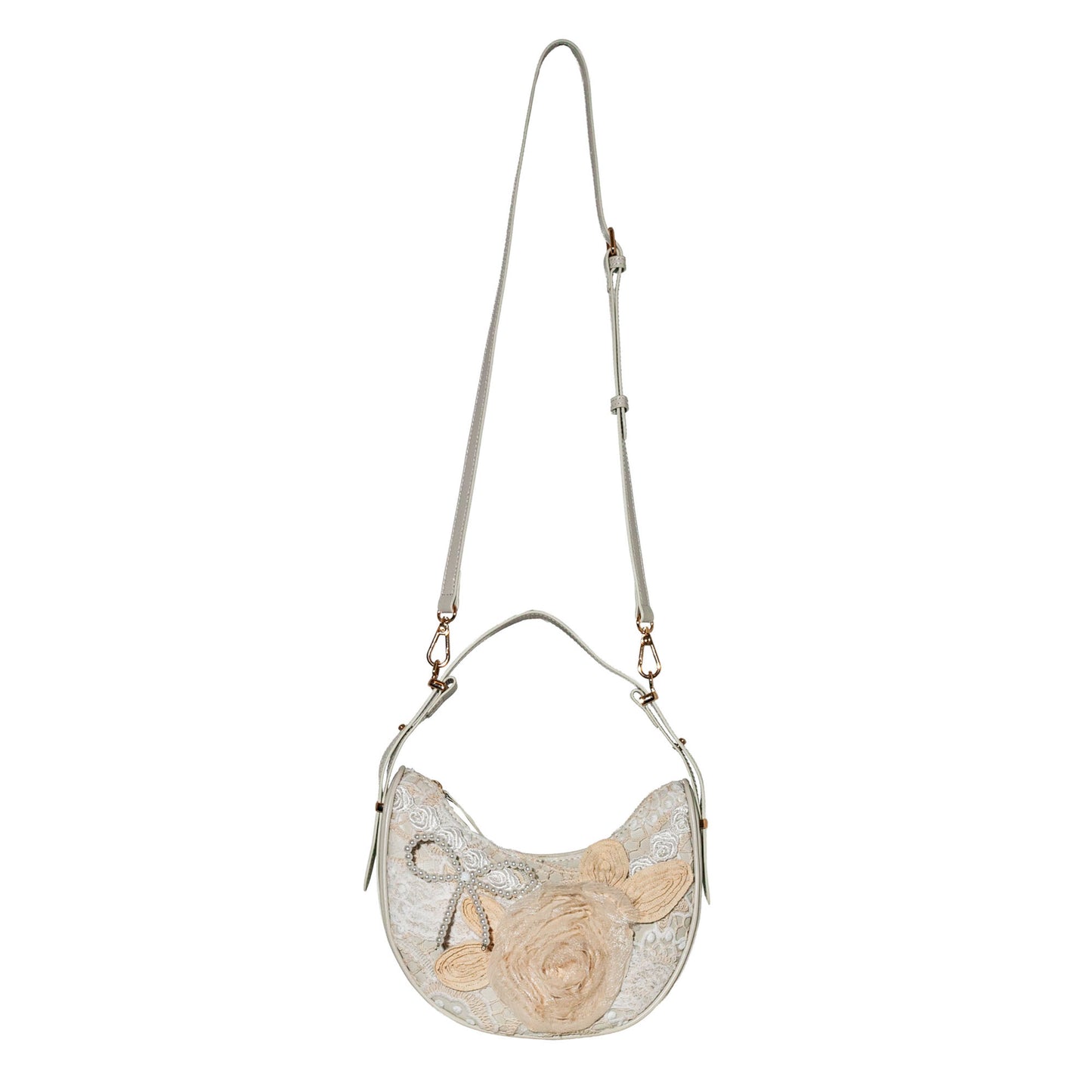 DiFerdinando The Rosaline Lace Shoulder to Crossbody Bag