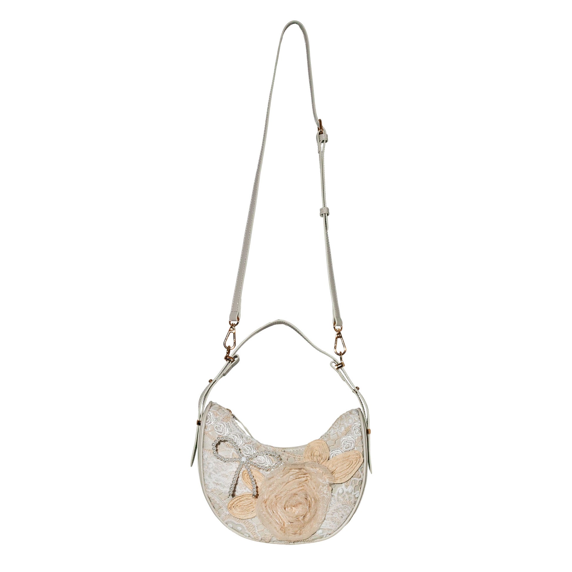 DiFerdinando The Rosaline Lace Shoulder to Crossbody Bag