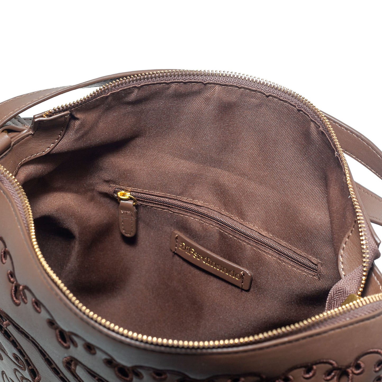 DiFerdinando Ribbon Reverie Convertible Hobo to Backpack Chocolate