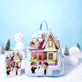 Loungefly Disney Pixar Up House Holiday Light Up Mini Backpack