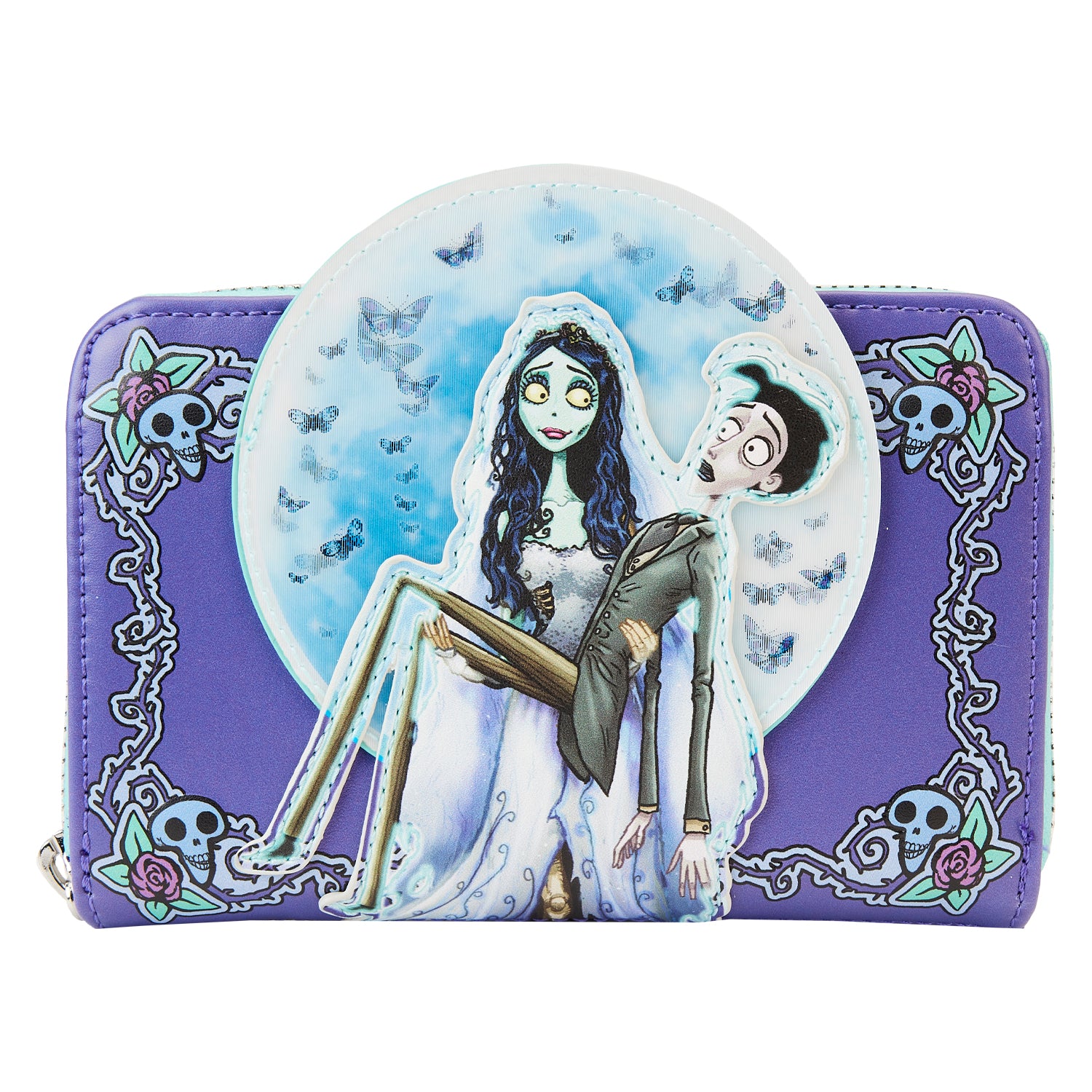 Loungefly Corpse Bride Moon Zip Around Wallet