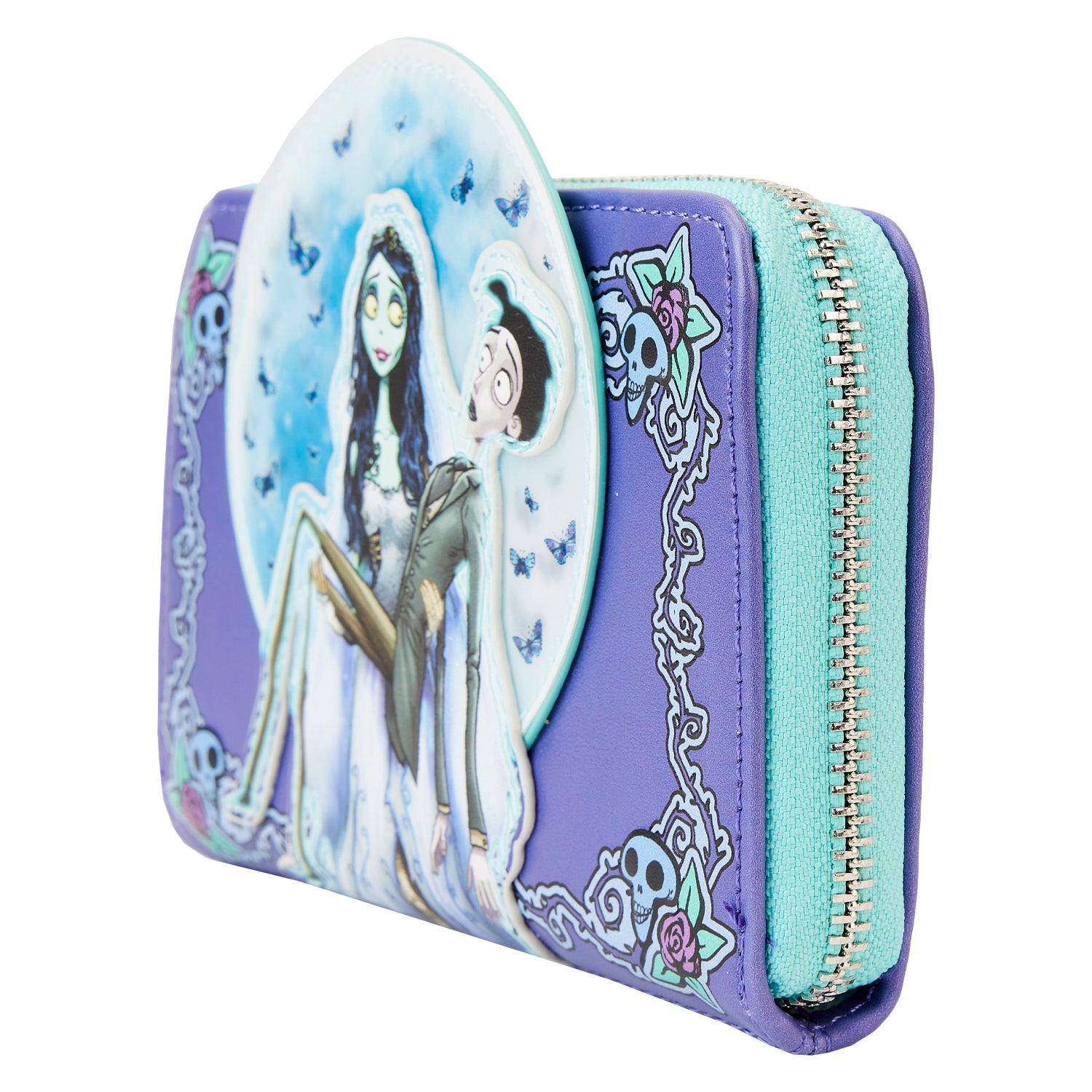 Loungefly Corpse Bride Moon Zip Around Wallet