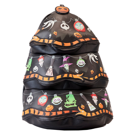 Loungefly The Nightmare Before Christmas Tree String Lights Glow Mini Backpack