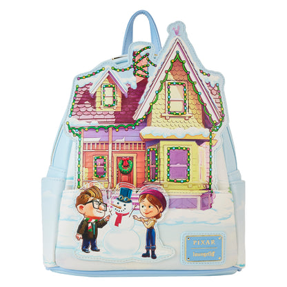 Loungefly Disney Pixar Up House Holiday Light Up Mini Backpack