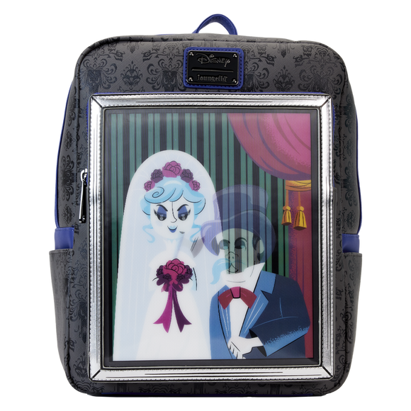 Loungefly Haunted Mansion The Black Widow Bride Portrait Lenticular Mini Backpack