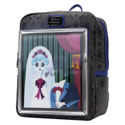 Loungefly Haunted Mansion The Black Widow Bride Portrait Lenticular Mini Backpack