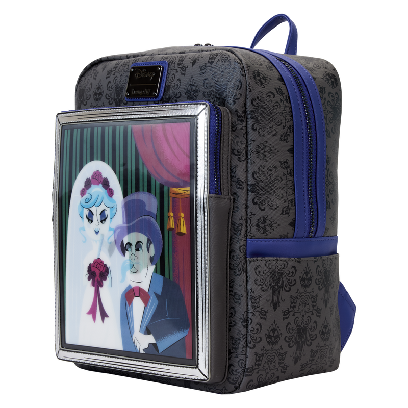 Loungefly Haunted Mansion The Black Widow Bride Portrait Lenticular Mini Backpack