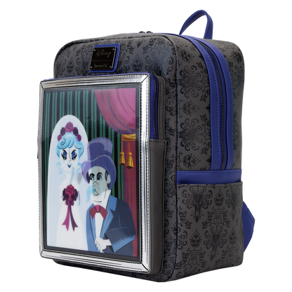 Loungefly Haunted Mansion The Black Widow Bride Portrait Lenticular Mini Backpack