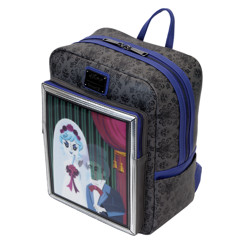 Loungefly Haunted Mansion The Black Widow Bride Portrait Lenticular Mini Backpack