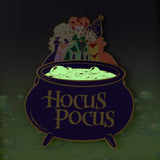 Loungefly Hocus Pocus Cauldron 3" Collector Box Sliding Pin