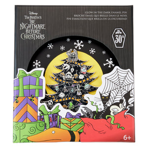 Loungefly The Nightmare Before Christmas Tree String Lights 3" Collector Box Pin