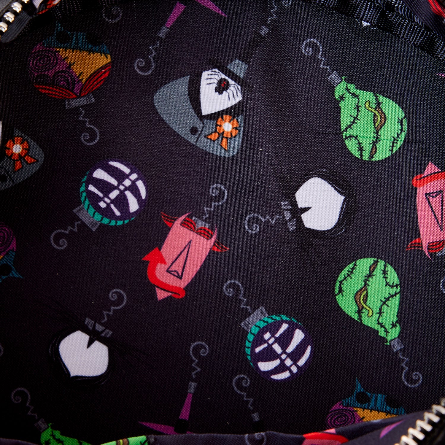 Loungefly The Nightmare Before Christmas Wreath String Lights Glow Crossbody Bag