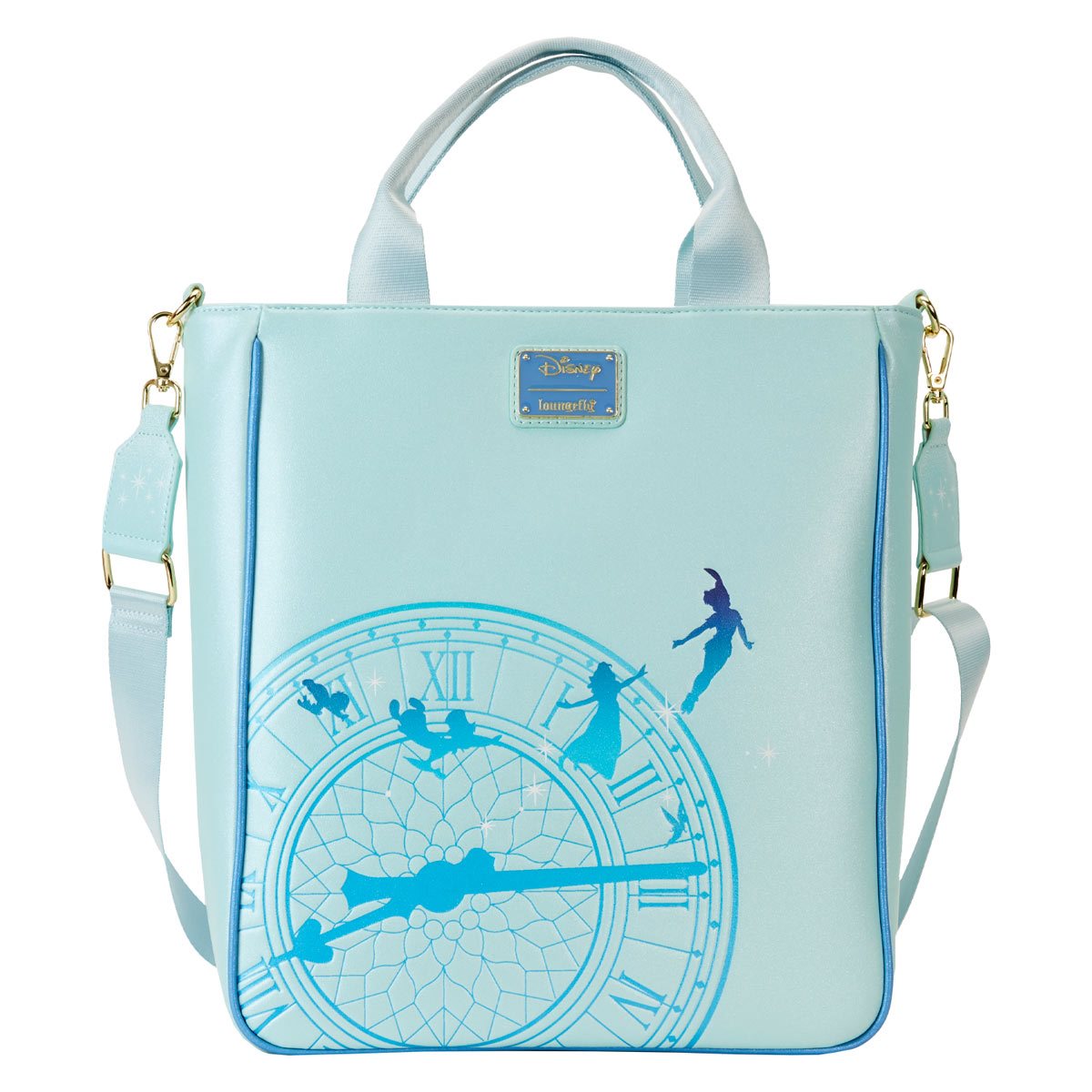 Loungefly Peter Pan You Can Fly Glow Tote Bag With Coin Bag