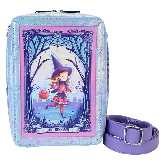 Loungefly Hocus Pocus Tarot Card Dani & Binx Iridescent Crossbody Bag