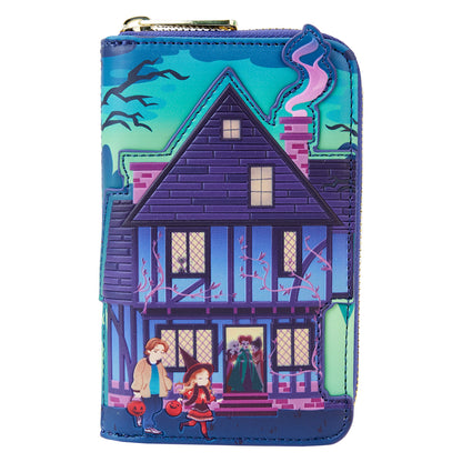 Loungefly Hocus Pocus Sanderson Sisters House Glow Zip Around Wallet