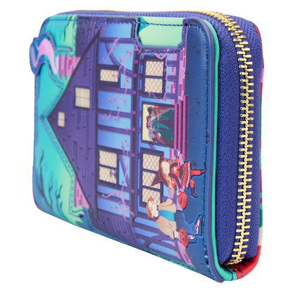 Loungefly Hocus Pocus Sanderson Sisters House Glow Zip Around Wallet