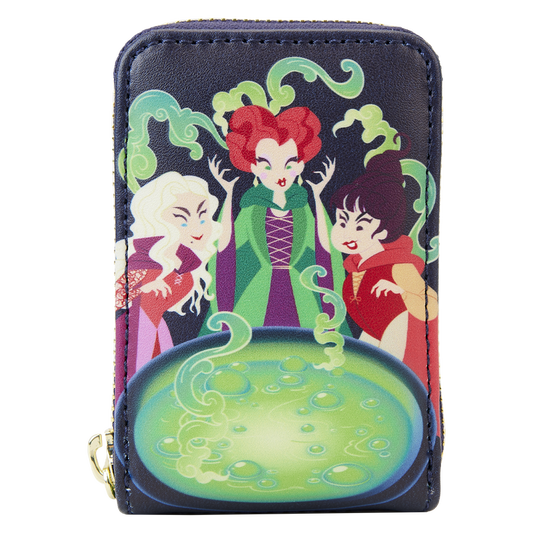 Loungefly Hocus Pocus Sanderson Sisters Cauldron Glow Accordion Wallet