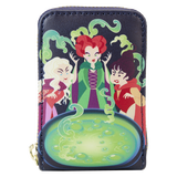 Loungefly Hocus Pocus Sanderson Sisters Cauldron Glow Accordion Wallet