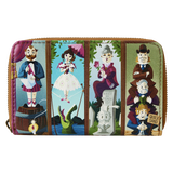 Loungefly Haunted Mansion Stretching Room Portraits Glow Zip Around Wallet
