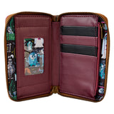 Loungefly Haunted Mansion Stretching Room Portraits Glow Zip Around Wallet