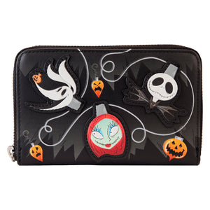 Loungefly The Nightmare Before Christmas Tree String Lights Glow Zip Around Wallet