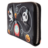 Loungefly The Nightmare Before Christmas Tree String Lights Glow Zip Around Wallet