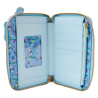 Loungefly Disney Pixar Up House Holiday Zip Around Wallet