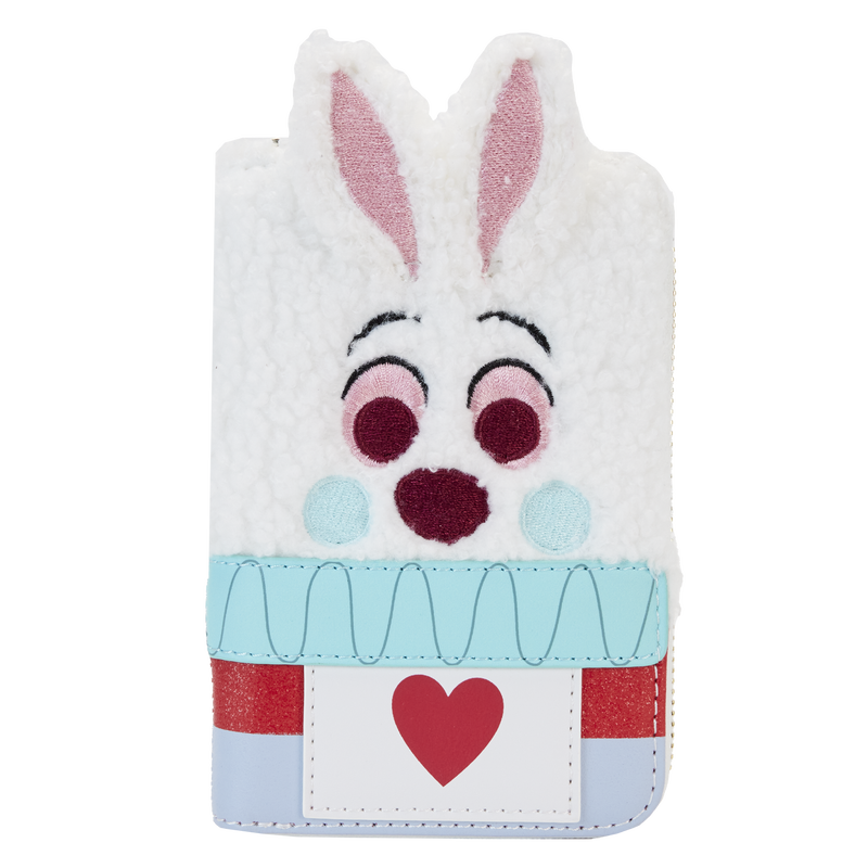 Loungefly Disney Alice in Wonderland White Rabbit Cosplay Zip Around Wallet