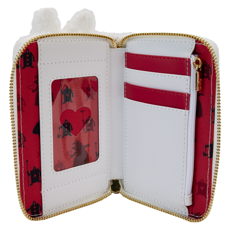 Loungefly Disney Alice in Wonderland White Rabbit Cosplay Zip Around Wallet