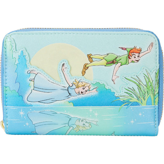 Loungefly Peter Pan You Can Fly Glow Zip Around Wallet