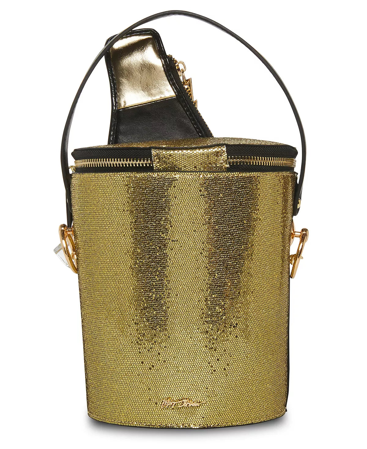Betsey s 80th Birthday Kitsch Cheers Champagne Bucket Crossbody
