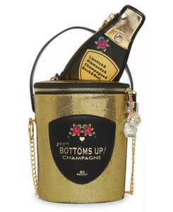 Betsey's 80th Birthday Kitsch Cheers Champagne Bucket Crossbody