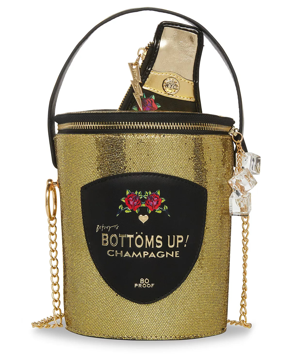 Kate spade champagne bucket discount bag