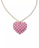 Betsey Johnson XOXO Heart Pendant Necklace