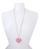 Betsey Johnson XOXO Heart Pendant Necklace