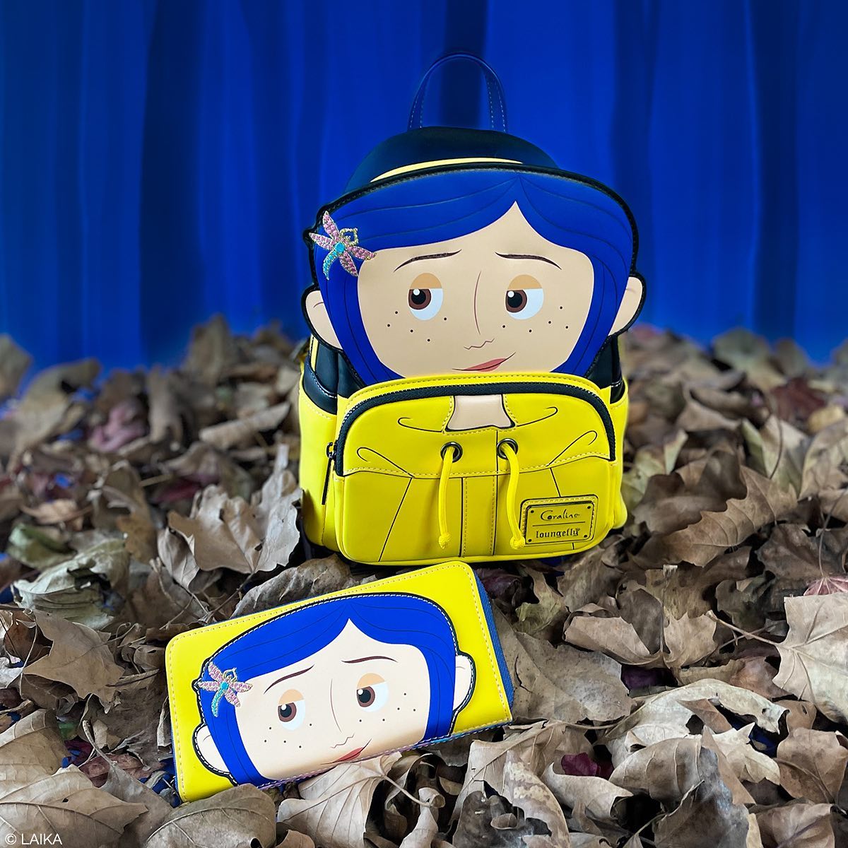 Loungefly Laika Coraline Raincoat Cosplay Zip Around Wallet Info