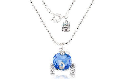 Disney by Couture Kingdom Icon Cinderella Crystal Carriage Necklace