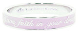 Disney by Couture Kingdom Cinderella Dreams Pink Bangle Bracelet