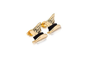 Alice in Wonderland Mad Hatter Stud Earrings