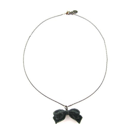 Tarina Tarantino Velvet Skull Winston Necklace