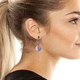 Betsey Johnson Punk N Spice Lollipop Mismatch Drop Earrings