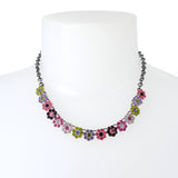 Betsey Johnson Petal To The Metal Mini Flower Necklace