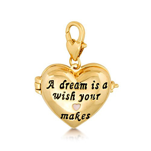 Disney by Couture Kingdom Cinderella Heart Locket Charm
