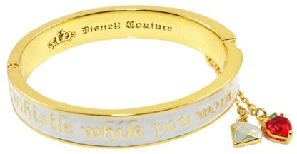 Disney by Couture Kingdom Snow White Seven Dwarfs Whistle While You Work Bangle Bracelet