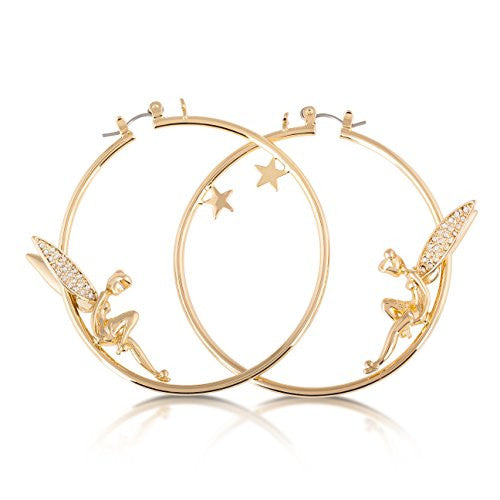 Disney by Couture Kingdom Tinker Bell Hoop Earrings
