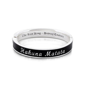 Disney by Couture Kingdom The Lion King Hakuna Matata Black Bangle Bracelet