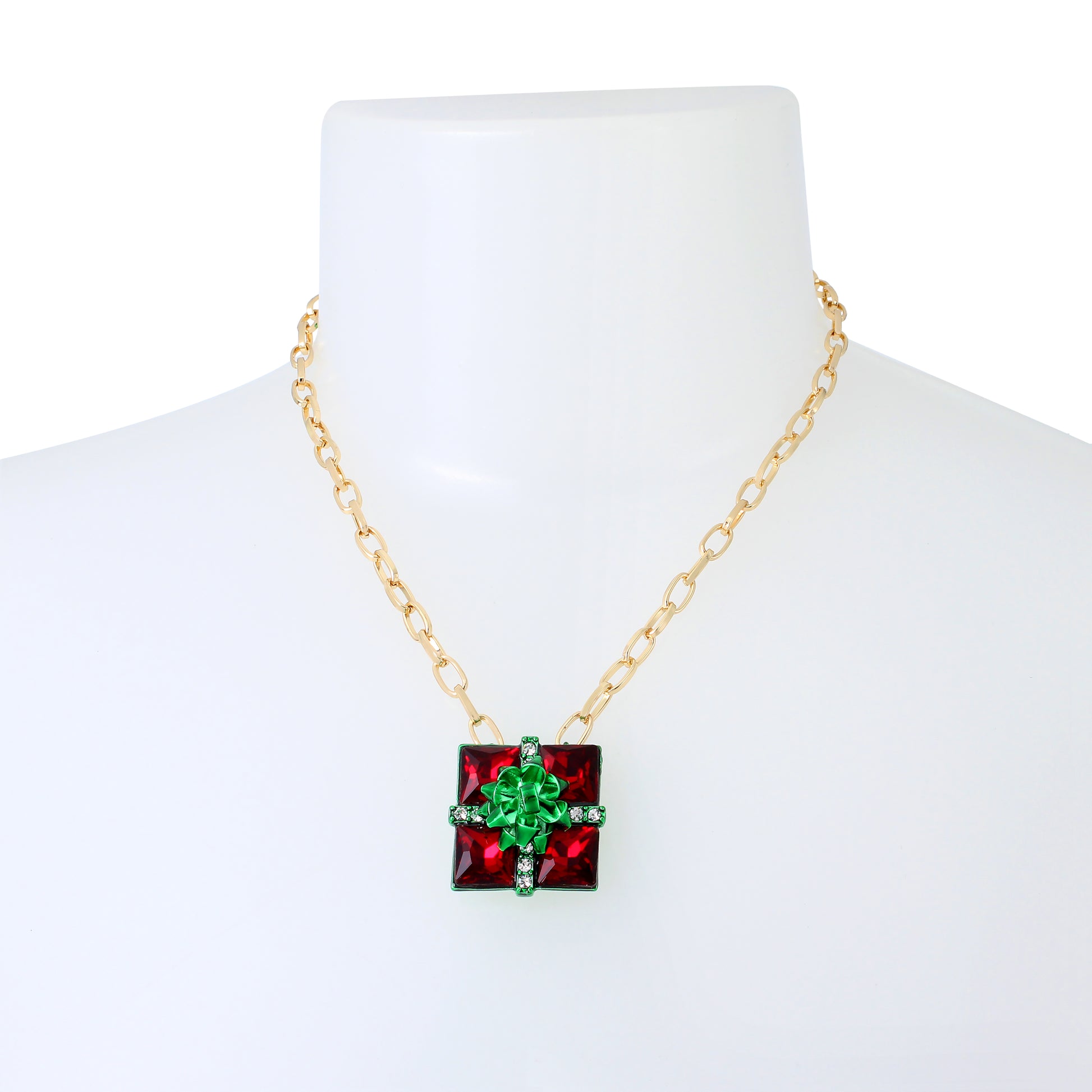 Betsey Johnson Ice Queen Present Pendant Necklace