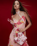 Betsey Johnson Kitsch Corsets Of Love Floral Crossbody Bag