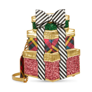 Betsey Johnson Kitsch Stack of Gifts Crossbody