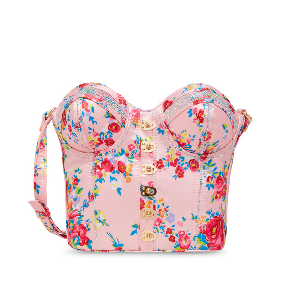 Betsey Johnson Kitsch Corsets Of Love Floral Crossbody Bag